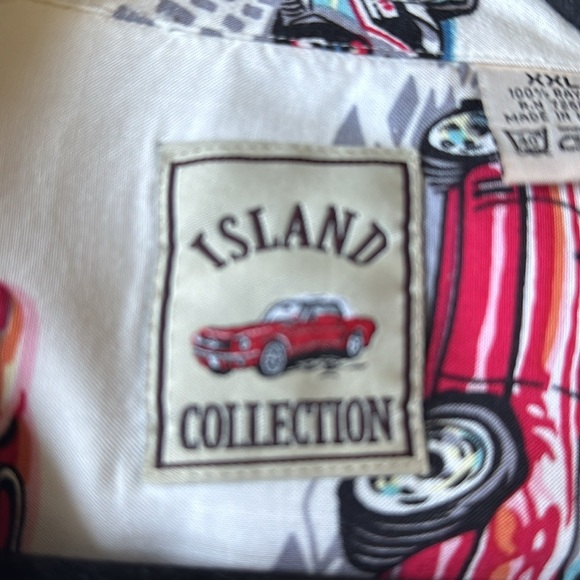 🚘 Corvette Lovers Shirt 🚘 Mens XXL ISLAND COLLECTION 100% Rayon Vacation Resort - Picture 6 of 9